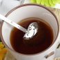1-50X Stainless Steel Filter Tea Infuser Heart Shape Spoon Strainer Ball Novelty