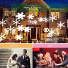 Snowflake Santa Laser Landscape Projector Light XMAS Party For Outdoor Garden