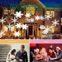 Snowflake Santa Laser Landscape Projector Light XMAS Party For Outdoor Garden