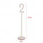 1-20 Wooden Table Numbers Stick Set w/ Holder Base For Wedding Birthday Decor