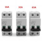 16/32/63A Electric Miniature C65H-DC Circuit Breaker 2P 250V Air Switch NEW coi