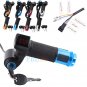 12-84V EBike Electric Scooter Throttle Grip Key Handlebar with LED Digital Meter