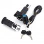 12-84V EBike Electric Scooter Throttle Grip Key Handlebar with LED Digital Meter