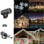 Outdoor Moving Snowflake LED Laser Light Projector Landscape Xmas Garden Decor