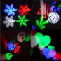 Outdoor Moving LED Laser Snowflake Christmas Light Wedding Home Garden Decor EC