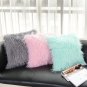 Throw Fur Fluffy Sofa Pillow Soft Plush Luxury Cushion Cover Home Decor Gift