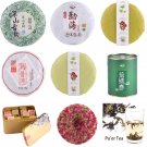 Chinese Yunnan Pu-er Raw/Ripe Tea Cake Flower Tea Cake for Family Friend Gift