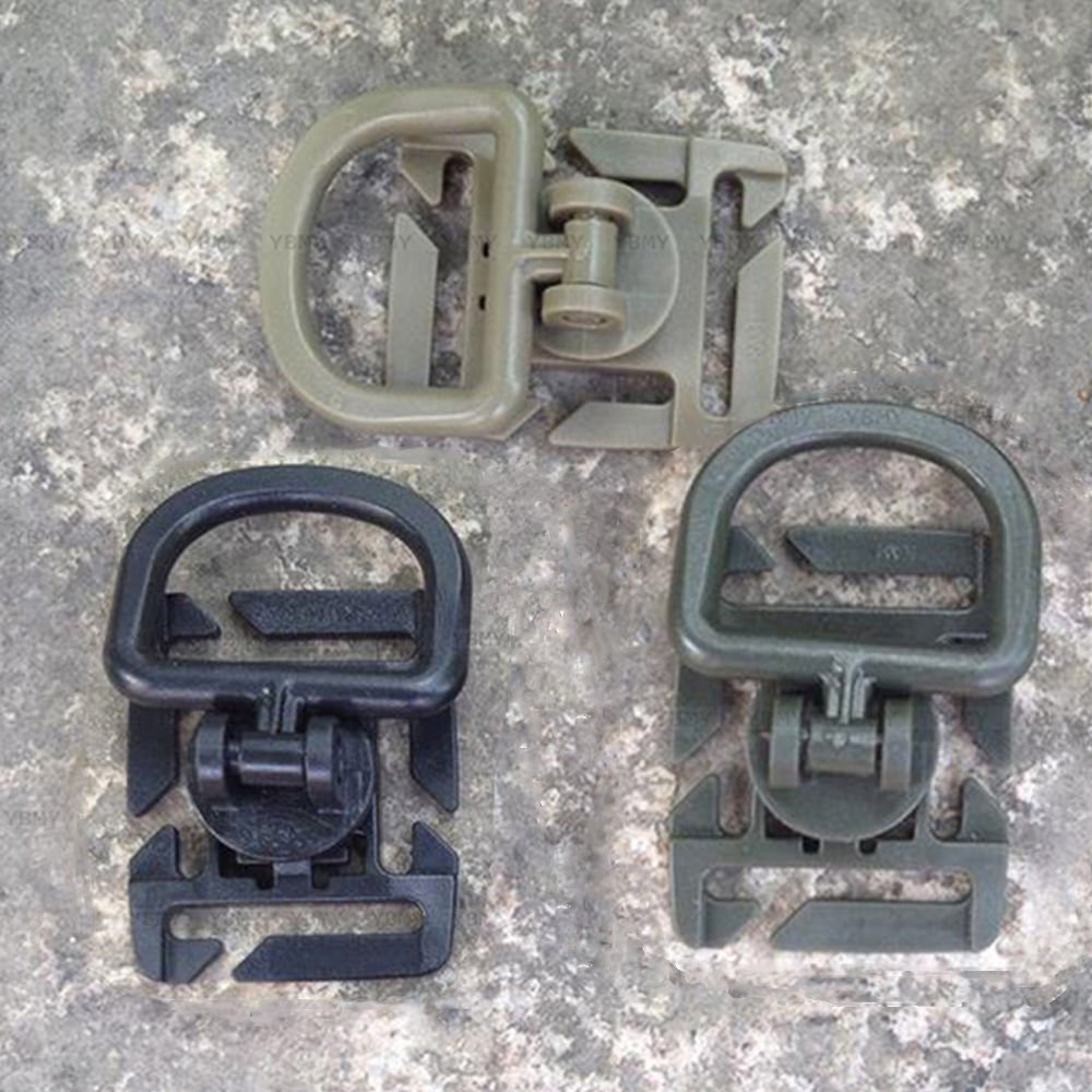 Hot 5 x Outdoor Tactical 360 &Acirc;&deg; Rotatable D-Ring Buckle Locking Carabiner D