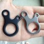 5x EDC Outdoor Survival 3Hole Buckle Knotting Tool Multi-purpose Stainless steel