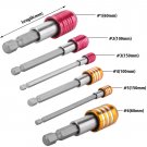 1/4" Hex Quick Release Magnetic Screwdriver Bit Holder 60/100/150mm Muti-size co