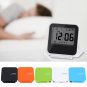 Digital Alarm Clock With Temperature Calendar Date Week Foldable Tabletop Travel