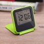 Digital Alarm Clock With Temperature Calendar Date Week Foldable Tabletop Travel