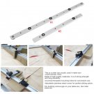 17.71"/11.81" Aluminium Miter Bar Slider Table Saw Gauge Rod Woodworking Tool
