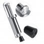 Zinc Alloy Soft Rubber Foot Spring Loaded Easily Step-On Door Stopper Holder