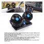 Portable Air Conditioner Car Alternative 12/24V Plug In Vehicle Fan Dash Mount