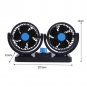 Portable Air Conditioner Car Alternative 12/24V Plug In Vehicle Fan Dash Mount
