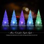 1/10X 7 Colors Changing LED Night Light Crystal Christmas Tree Lamp Room Decor