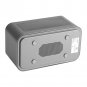 Metal Bluetooth Digital Alarm Clock LED Stereo Speaker FM Radio /Mp3 Player /TF