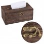 Wooden Retro Tissue Box Paper Napkin Holder Case Dispenser Vehicle Car Decor