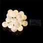 20 LEDS Crystal Ball Solar LED Xmas Fairy String Light Garden Patio Lawn Decor
