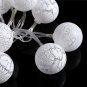 20 LEDS Crystal Ball Solar LED Xmas Fairy String Light Garden Patio Lawn Decor