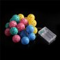 20 LEDS Crystal Ball Solar LED Xmas Fairy String Light Garden Patio Lawn Decor