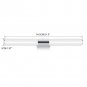 AC220V 14W SMD5050 LED Mirror Front Bathroom Bedroom Light Toilet Wall Lamp