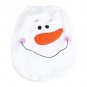 Lovely Santa Claus Snow Man Toilet Seat Cover Bathroom Christmas Festival Decor