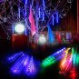 Romantic 50cm 240 LED Falling Rain Light Bulbs 8 Tubes Christmas Party Decor
