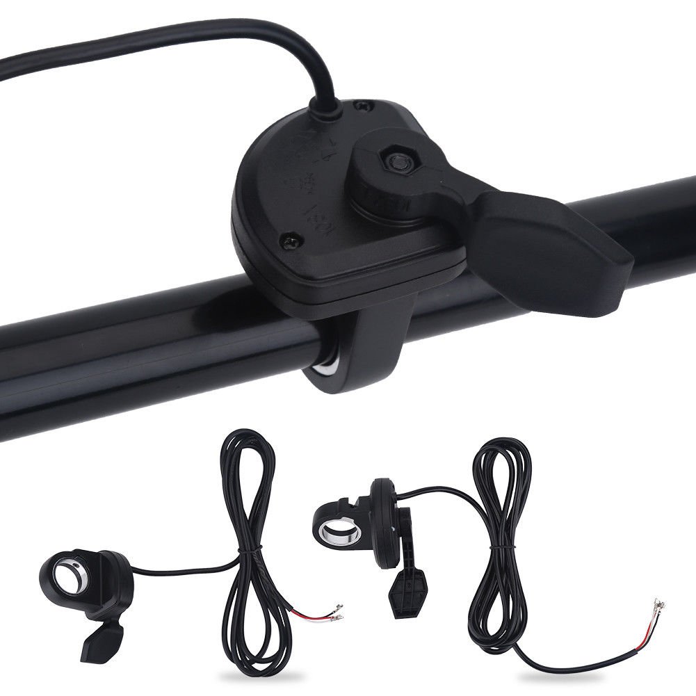 Left/Right Handle Accelerator Thumb Trigger Throttle for Electric Scooter E-bike