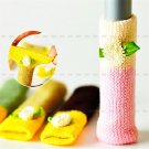 4pcs Knit Wool Floor Protector Knit Chair Table Leg Foot Sock Sleeve Cover NEW