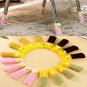 4pcs Knit Wool Floor Protector Knit Chair Table Leg Foot Sock Sleeve Cover NEW