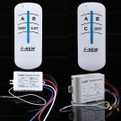 Wireless 180-240V ON/OFF Lamp 2 / 3 Ways Digital Remote Control Switch Receiver
