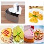 Stainless Steel Heart Square Flower Mousse Cake Pastry Mold Mould Cutter DIY New