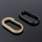 New 10x Locking U-Ring Carabiner Buckle Keychain Ring For MOLLE Webbing Backpack