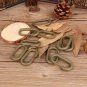 New 10x Locking U-Ring Carabiner Buckle Keychain Ring For MOLLE Webbing Backpack