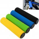 Mountain Bike Bicycle Motorcycle Anti-slip Soft Foam Handle Bar Ends Hand Grips