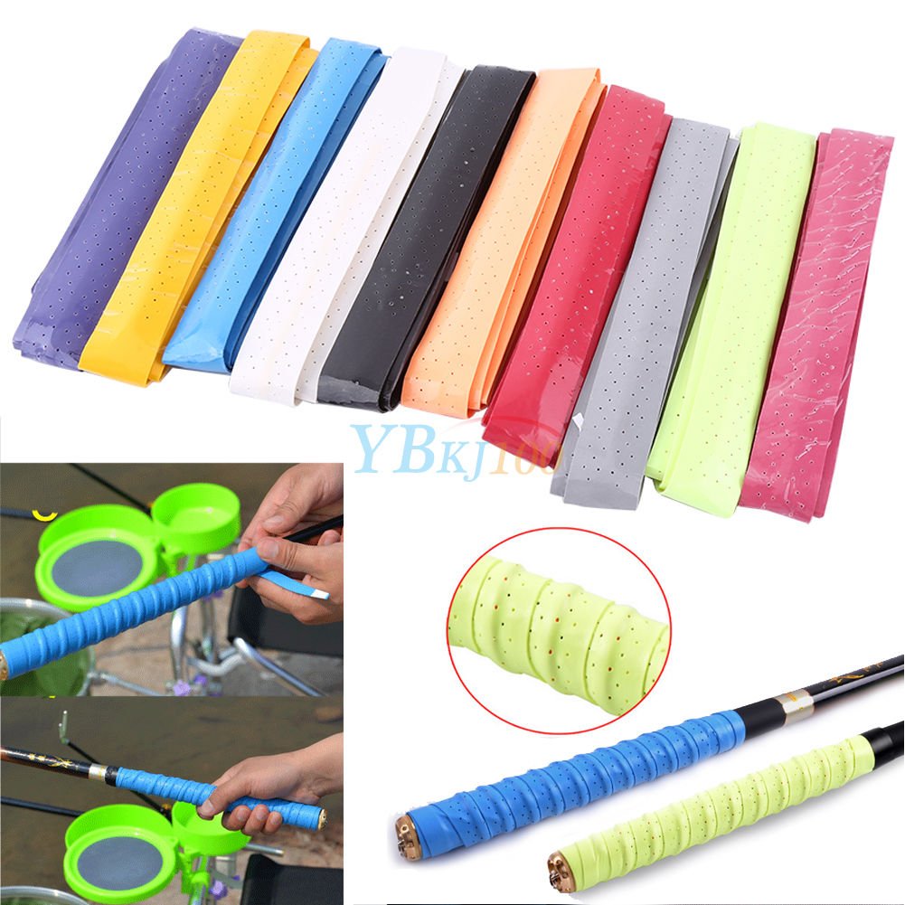Anti Slip Racket Overgrip Roll Tennis Badminton Squash Handle Tape Ten Colors