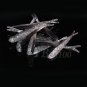 10/20/30pcs 75mm Soft PVC Tiddler Bait Minnow Fish Fishing Lures Saltwater Lures