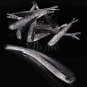 10/20/30pcs 75mm Soft PVC Tiddler Bait Minnow Fish Fishing Lures Saltwater Lures