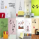 DIY Wall Sticker Quote Removable Family Letter Vinyl Decal Art Mural For Bedroom