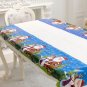 Christmas Tree/Snowman/Santa/Xmas Bell Tablecloth Table Cover Cloth Home Decor