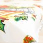 Christmas Tree/Snowman/Santa/Xmas Bell Tablecloth Table Cover Cloth Home Decor