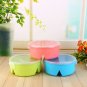 Round Portable Microwave Lunch Box Picnic Bento Food Container Storage + Spoon