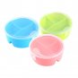 Round Portable Microwave Lunch Box Picnic Bento Food Container Storage + Spoon