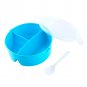 Round Portable Microwave Lunch Box Picnic Bento Food Container Storage + Spoon