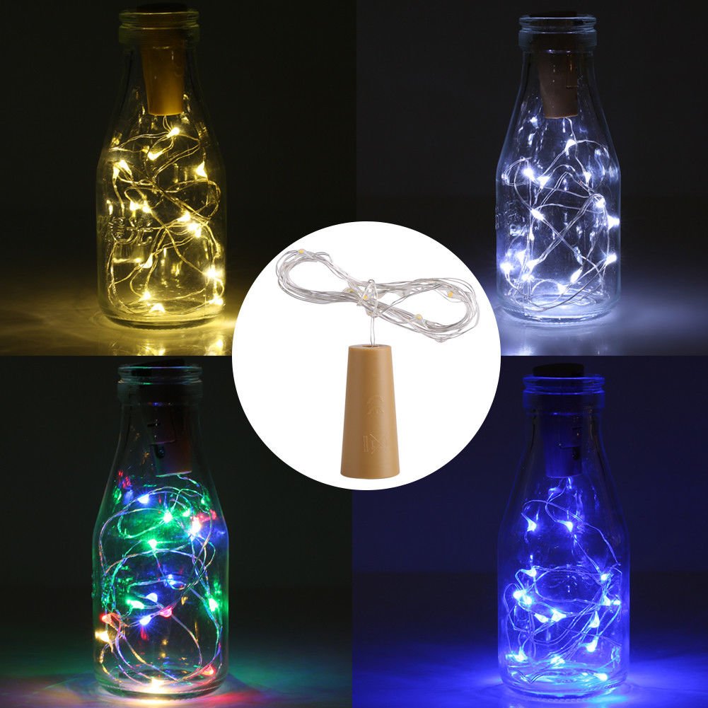 1.4M Wine Bottle Cork LED Night String Light Party Wedding Lamp Christmas Decor