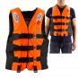 Swimming Snorkeling Foam Life Jacket Vest Sailing Boating Buoyancy Aid & Whistle
