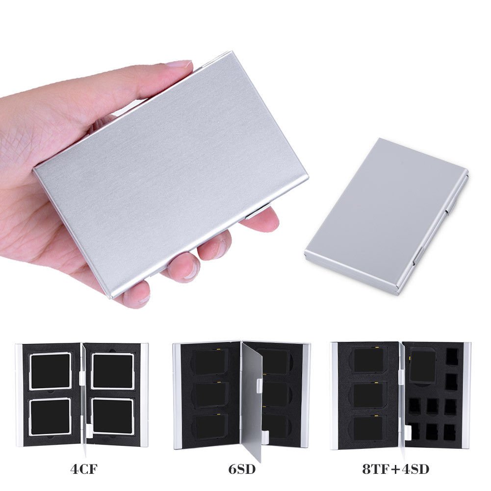 Memory Card Storage Case Protector Waterproof Carrying Box for SD TF CF Card