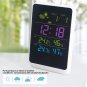 Alarm Clock Digital Weather Station Indoor Temperature Humidity w/Sensor EU/US